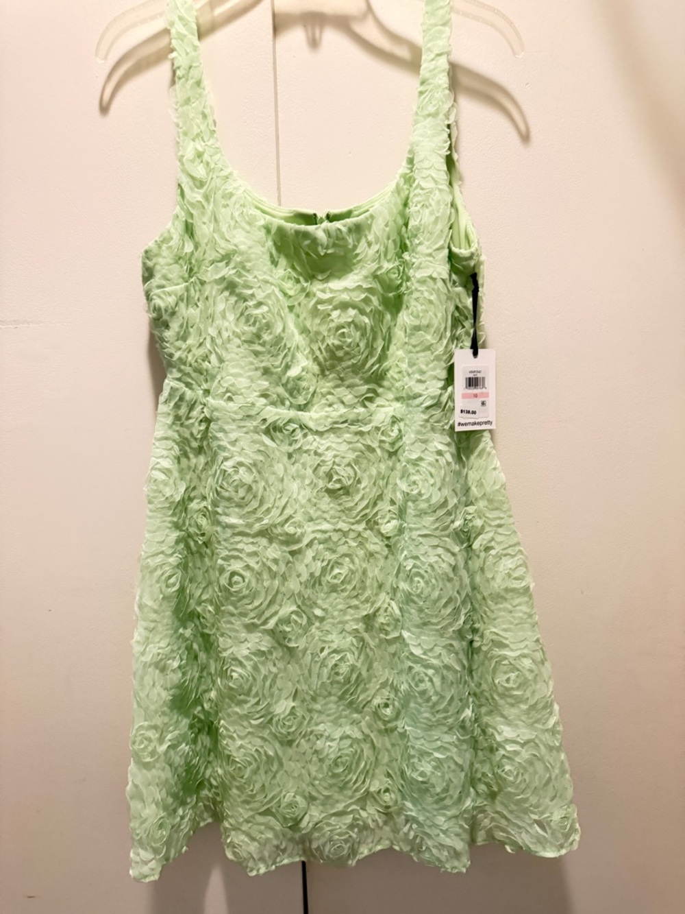 Light Green Rosette Party Dress